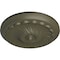 Ekena Millwork Flower Spiral Ceiling Medallion (Fits Canopies up to 2"), 12 1/4"OD x 2 1/4"P, Witch Hazel CM12FLWHF - alternate 3